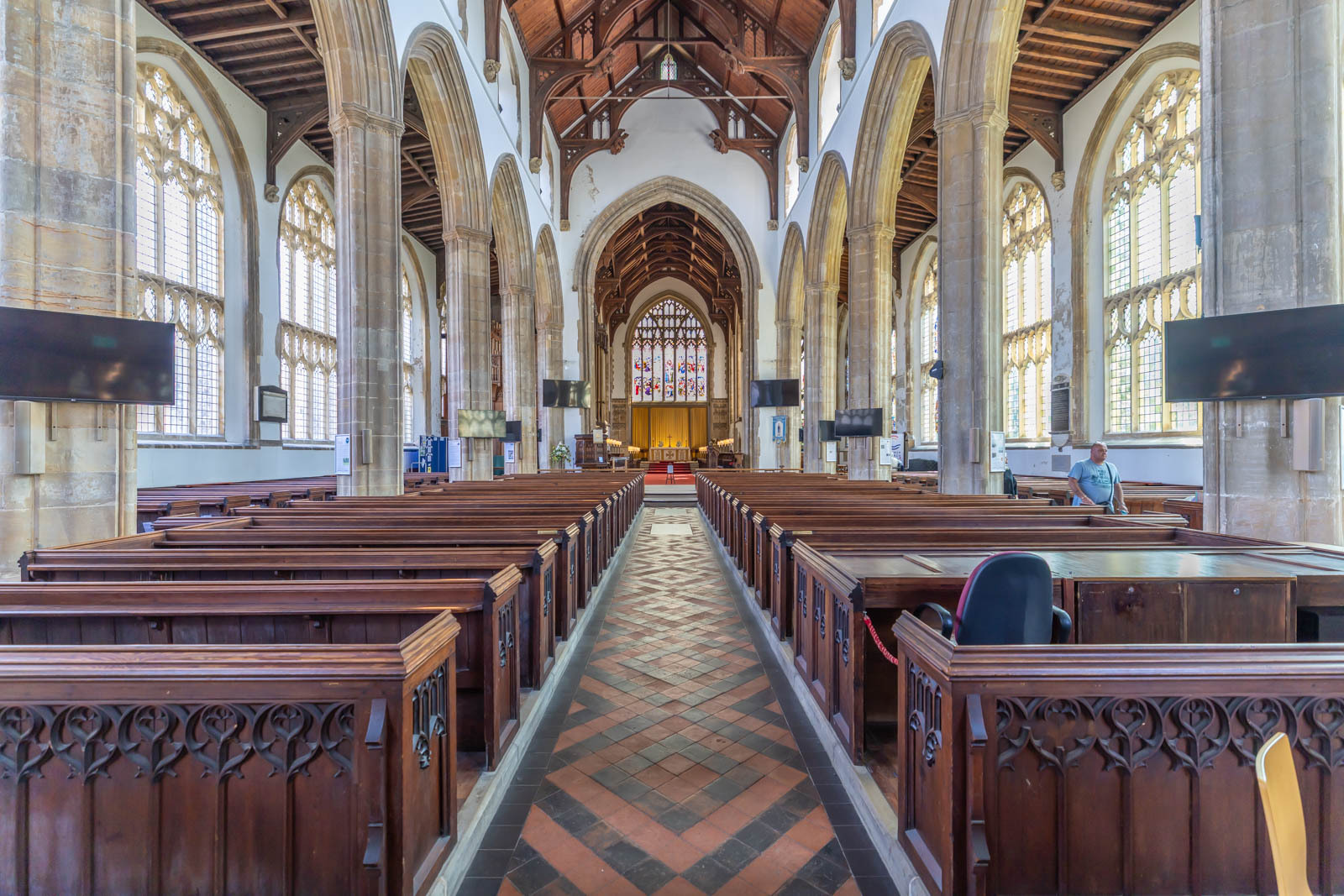 Cromer church interior  